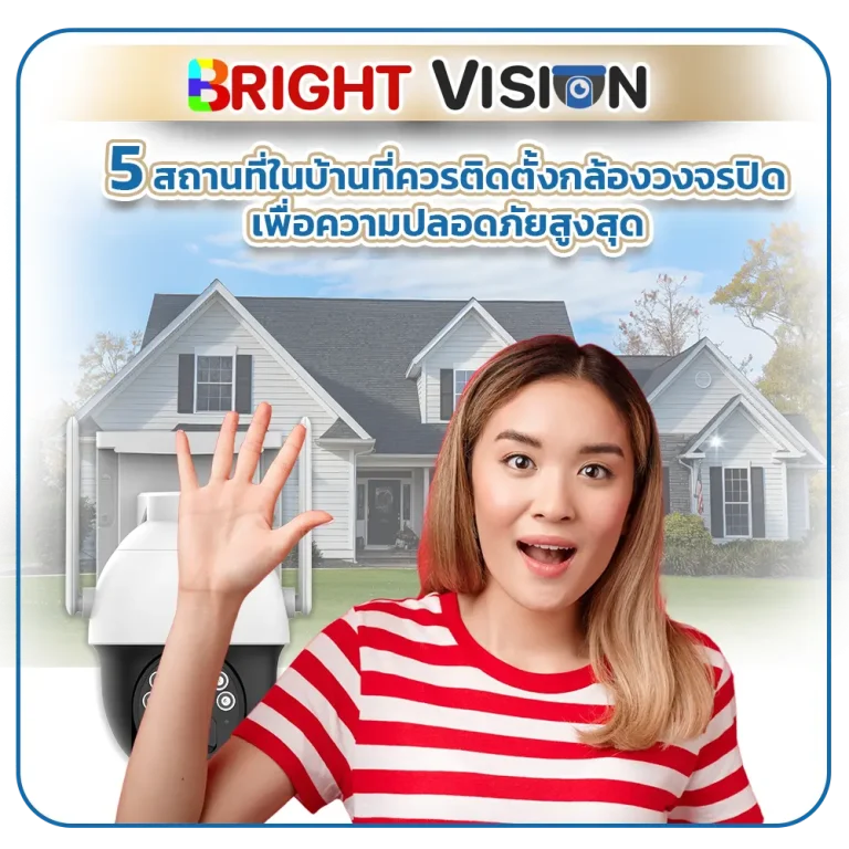 5สถานที่ในบ้านที่ควรติดตั้งกล้องวงจรปิดเพื่อความปลอดภัยสูงสุด