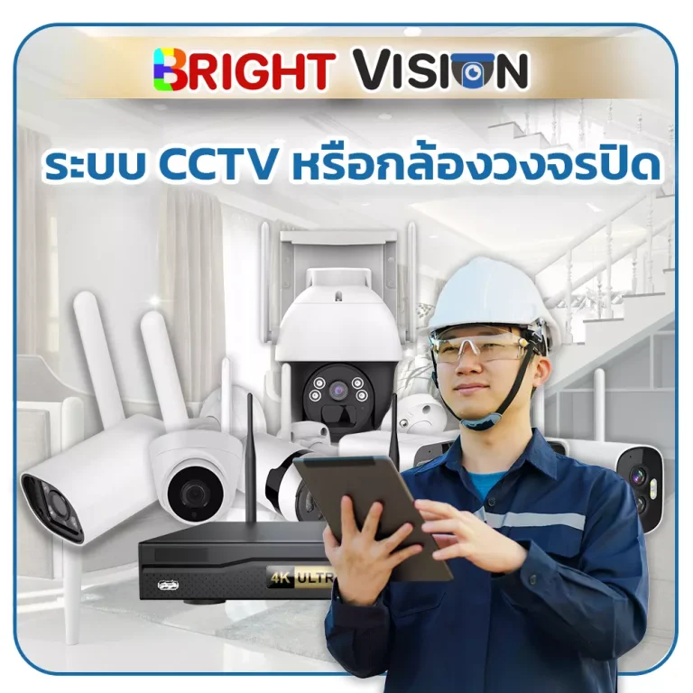 ระบบ CCTV หรือกล้องวงจรปิด thaibrightvision